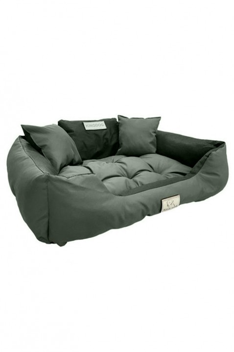 Pelíšek pro psa BOLZOLVO GREEN 55cm x 45cm x 0,02m3, Barva: zelená, IVET.EU - Stylové oblečení