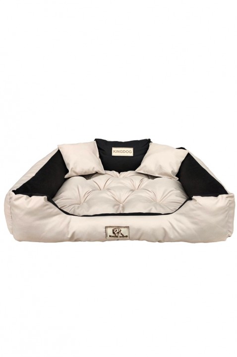 Pelíšek pro psy BOLZOLVO ECRU 55cm x 45cm x 0,02m3, Barva: ecru, IVET.EU - Stylové oblečení