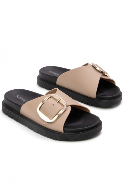 Dámské pantofle ROLSINFA BEIGE, Barva: béžová, IVET.EU - Stylové oblečení