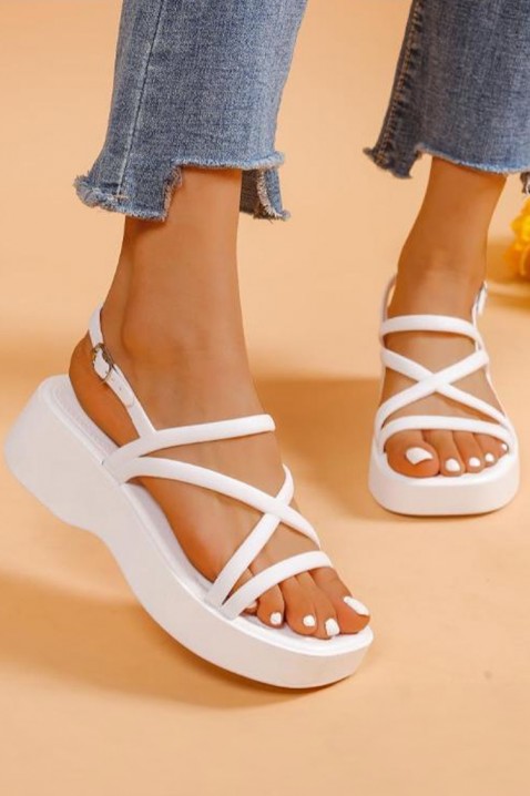 Dámské sandály IFERDOLMA WHITE, Barva: bílá, IVET.EU - Stylové oblečení