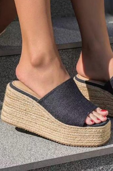 Dámské pantofle LOPERVA BLACK, Barva: černá, IVET.EU - Stylové oblečení