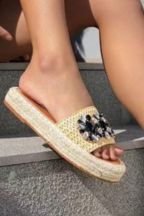 Dámské pantofle SIOGEFA BLACK, Barva: černá, IVET.EU - Stylové oblečení