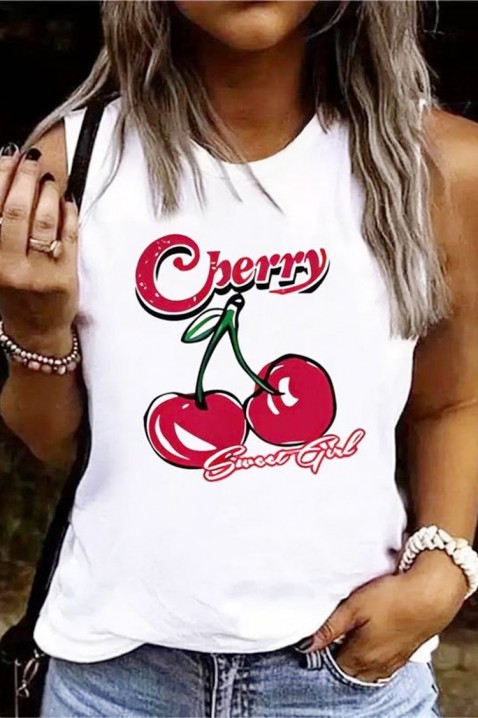 Top CHERIA WHITE, Barva: bílá, IVET.EU - Stylové oblečení