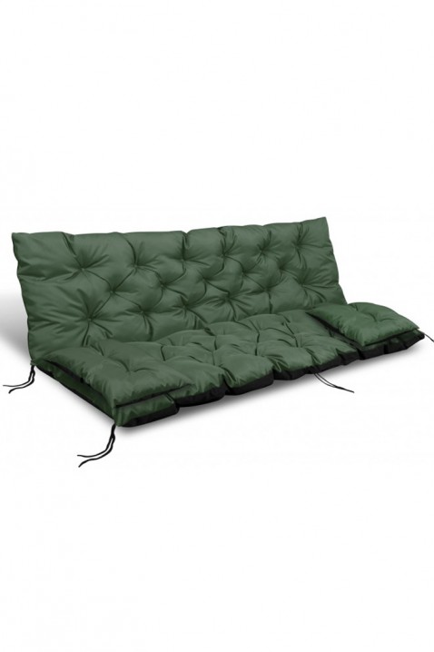 Polštář pro zahradní lavičku / houpačku 3 v 1 TREXY GREEN 100x60x50 cm, Barva: zelená, IVET.EU - Stylové oblečení