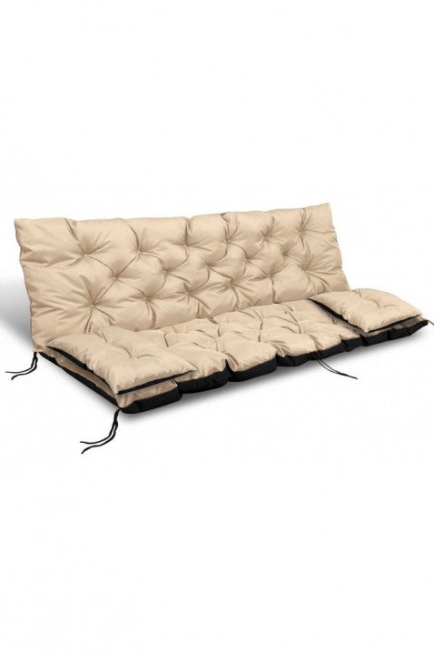Zahradní lavička 3 v 1 / houpací polštář TREXY BEIGE 100x60x50 cm, Barva: béžová, IVET.EU - Stylové oblečení