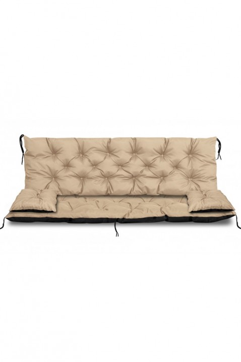 Zahradní lavička 3 v 1 / houpací polštář TREXY BEIGE 100x60x50 cm, Barva: béžová, IVET.EU - Stylové oblečení