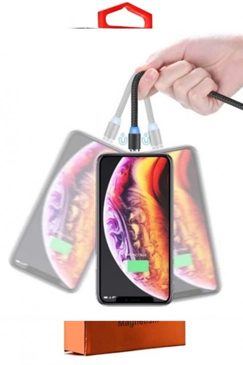 GLIVENZO 3v1 magnetický nabíjecí kabelIVET.EU - Stylové oblečení