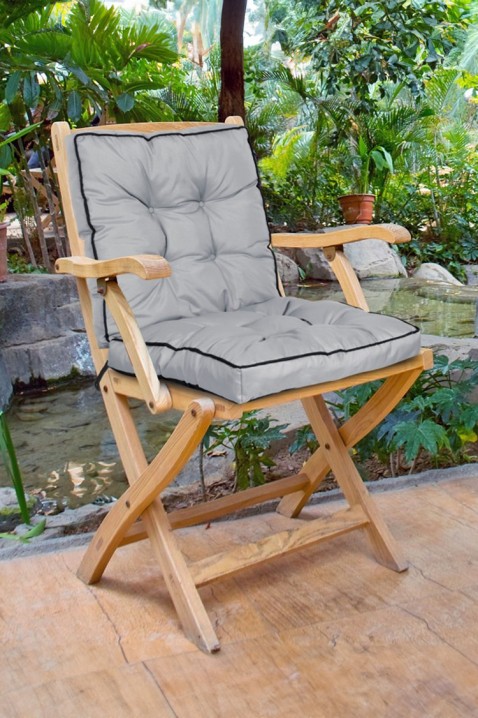 Polštář pro zahradní židli BLORDY 50x50x50 cm, Barva: šedá, IVET.EU - Stylové oblečení