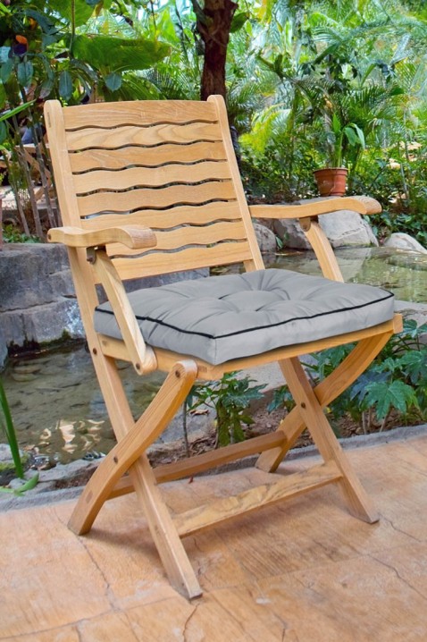 Polštářek pro zahradní židli FROLDY 50x50 cm, Barva: šedá, IVET.EU - Stylové oblečení