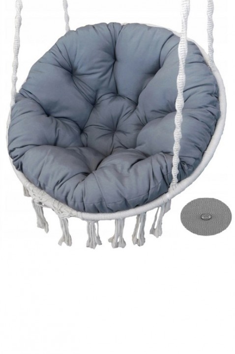 Polštář pro závěsnou zahradní houpačku GROLDY 110 cm, Barva: šedá, IVET.EU - Stylové oblečení