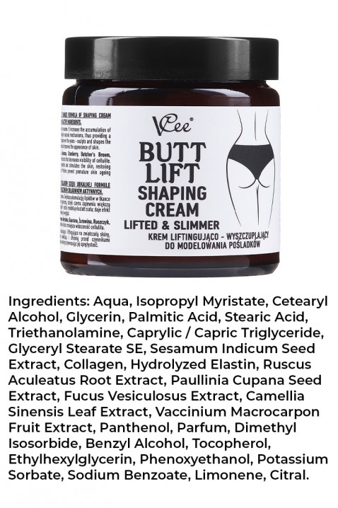 Krém na tvarování zadečku VCee BUTT LIFT CREAMIVET.EU - Stylové oblečení