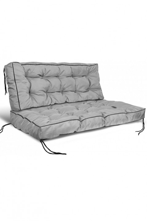 ALERFY polštář na zahradní nábytek z pelet 120x40 cm, Barva: šedá, IVET.EU - Stylové oblečení