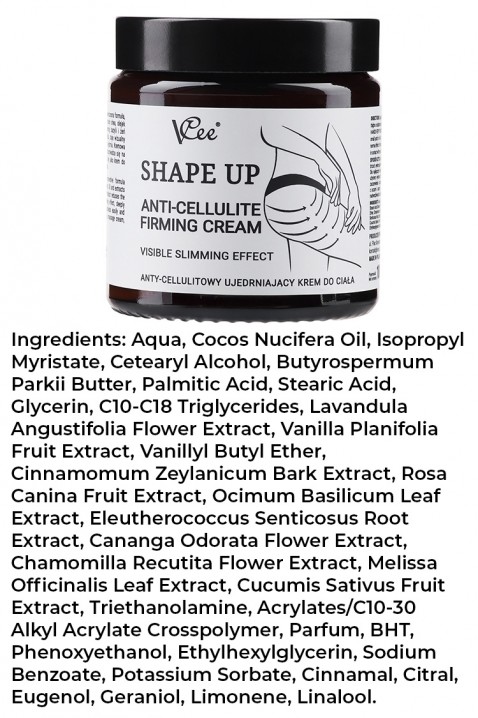 Tělový krém proti celulitidě VCee ANTI-CELLULITE FIRMING CREAMIVET.EU - Stylové oblečení