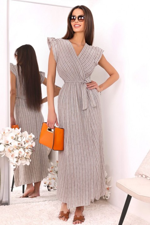 Šaty KAZONJA BEIGE, Barva: béžová, IVET.EU - Stylové oblečení