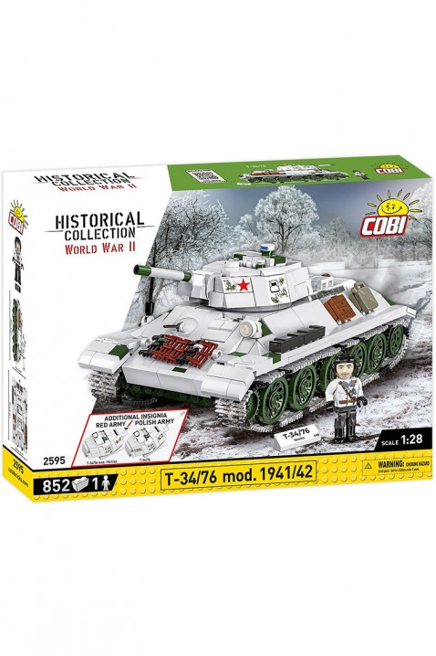Stavebnice Cobi tank T-34/76 mod - 852 částíIVET.EU - Stylové oblečení