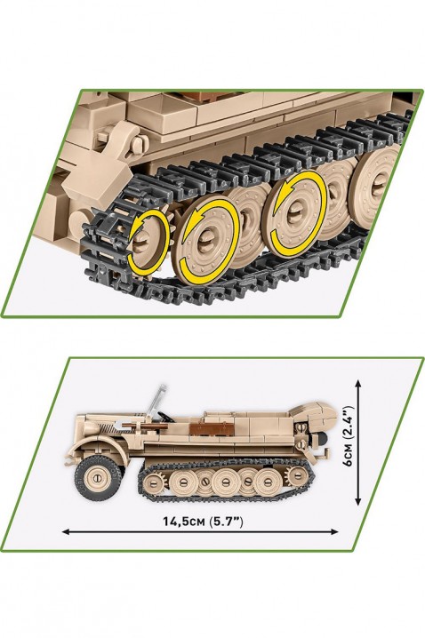 Stavebnice Cobi návěs T-34/76 mod - díly 283IVET.EU - Stylové oblečení