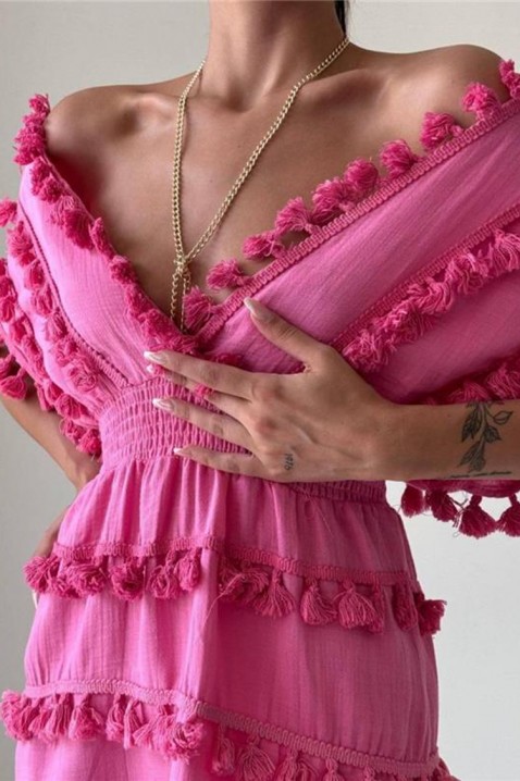 Šaty ZOVARA PINK, Barva: ružová, IVET.EU - Stylové oblečení