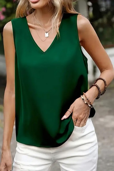Top JANESSA GREEN, Barva: zelená, IVET.EU - Stylové oblečení