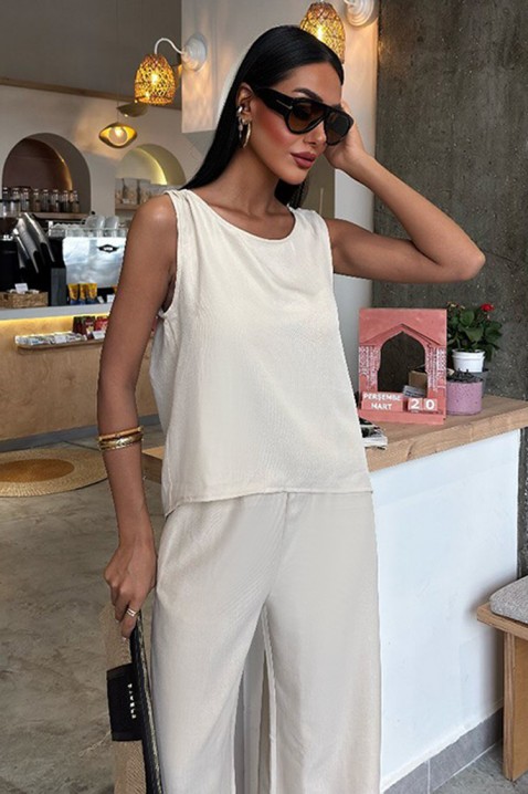 Komplet GABRELLA BEIGE, Barva: béžová, IVET.EU - Stylové oblečení