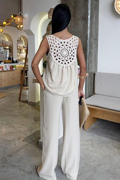 Komplet GABRELLA BEIGE, Barva: béžová, IVET.EU - Stylové oblečení