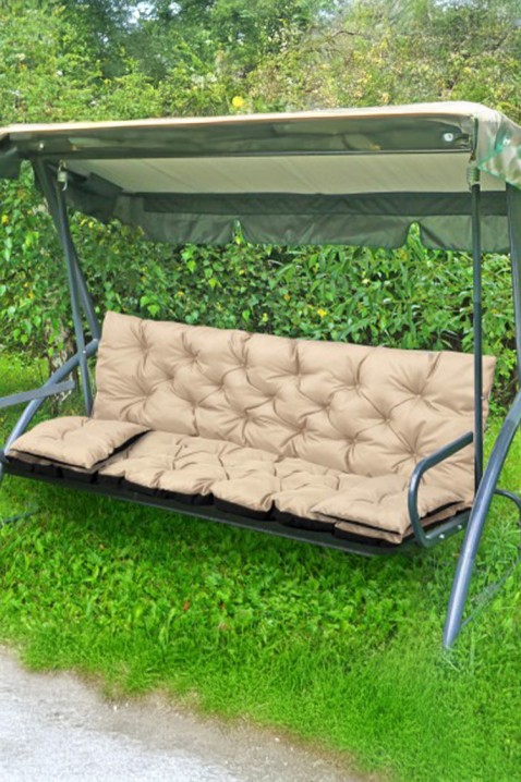 Polštář pro zahradní lavičku / houpačku DROLMY BEIGE 150x60x50 cm, Barva: béžová, IVET.EU - Stylové oblečení