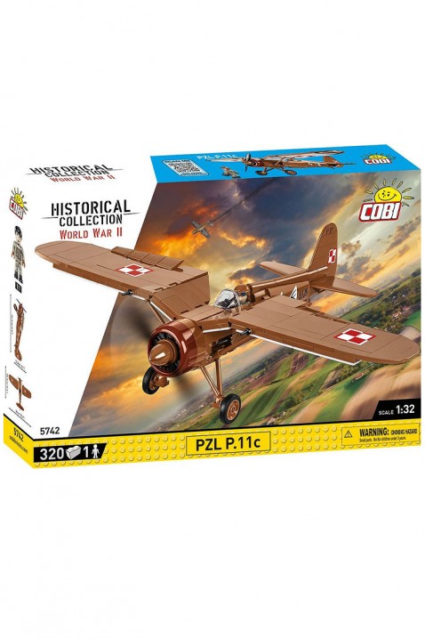 Stavebnice Cobi letadlo PZL P.11c - 320 částíIVET.EU - Stylové oblečení