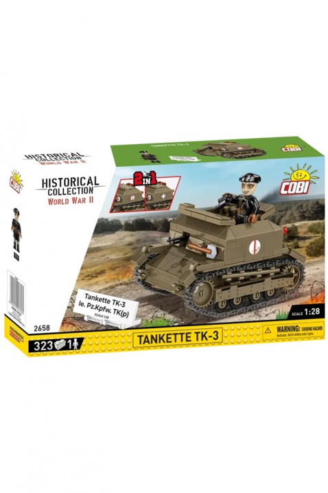 Stavebnice Cobi tank TK-3 - 323 částíIVET.EU - Stylové oblečení