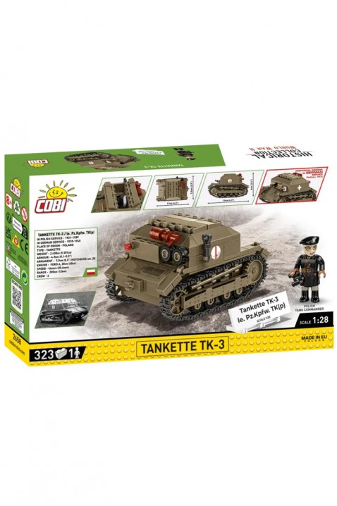 Stavebnice Cobi tank TK-3 - 323 částíIVET.EU - Stylové oblečení