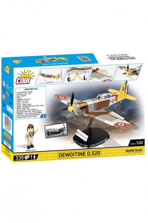 Stavebnice Cobi Dewoitine D.520 - časťí 335IVET.EU - Stylové oblečení