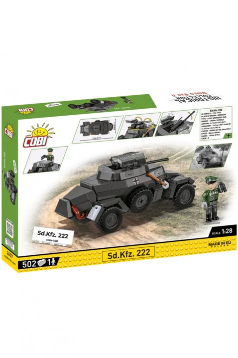 Stavebnice Cobi automobil Sd. Kfz. 222 - 502 částíIVET.EU - Stylové oblečení