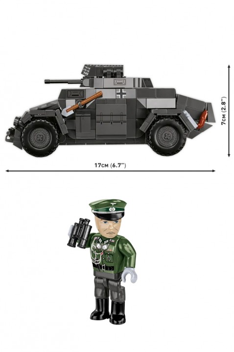 Stavebnice Cobi automobil Sd. Kfz. 222 - 502 částíIVET.EU - Stylové oblečení