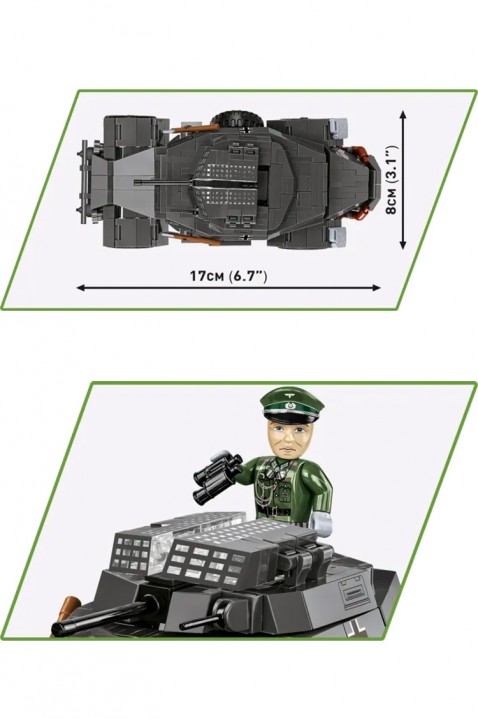 Stavebnice Cobi automobil Sd. Kfz. 222 - 502 částíIVET.EU - Stylové oblečení