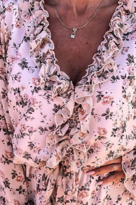 Overal FLOWERRA, Barva: ružová, IVET.EU - Stylové oblečení