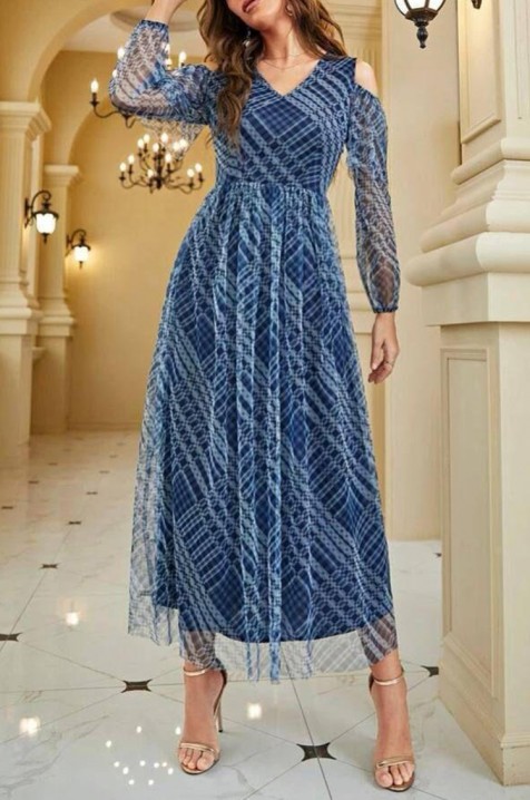Šaty BLUEDIVA, Barva: světlemodrá, IVET.EU - Stylové oblečení