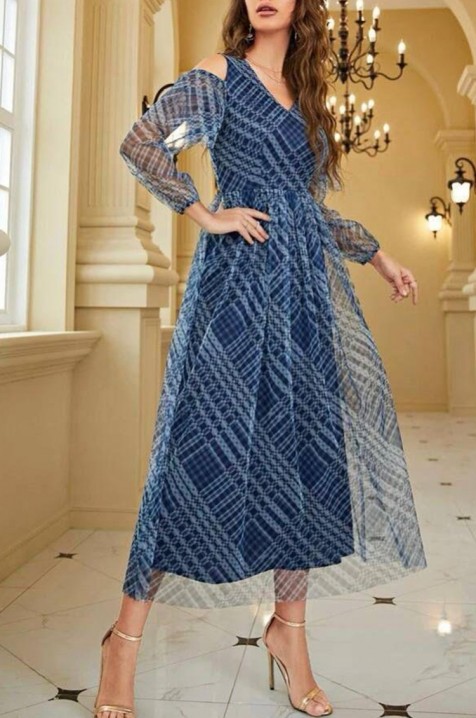 Šaty BLUEDIVA, Barva: světlemodrá, IVET.EU - Stylové oblečení