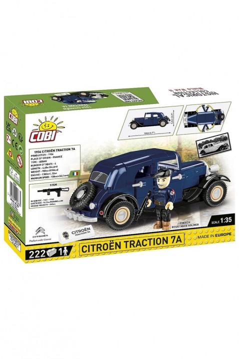 Stavebnice Cobi automobil Citroën Traction 7A - díly 222IVET.EU - Stylové oblečení