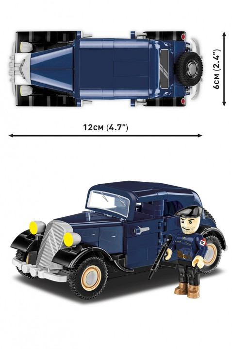 Stavebnice Cobi automobil Citroën Traction 7A - díly 222IVET.EU - Stylové oblečení