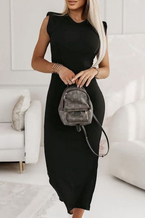 Φόρεμα PINVORZA BLACK, Χρώμα: μαύρο, IVET.EU - Εκπτώσεις έως -80%