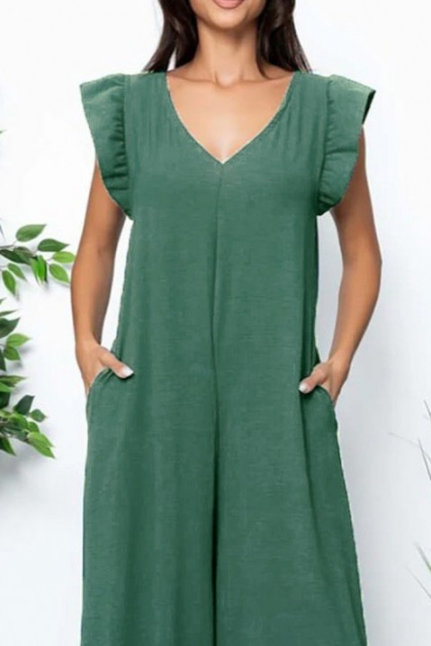 Overal DREFIOLA GREEN, Barva: zelená, IVET.EU - Stylové oblečení