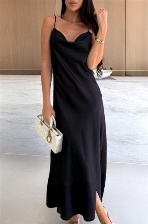 Šaty KEROMZA BLACK, Barva: černá, IVET.EU - Stylové oblečení