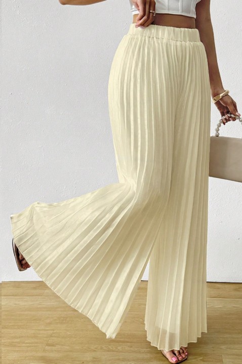 Kalhoty ZLORONZA BEIGE, Barva: béžová, IVET.EU - Stylové oblečení
