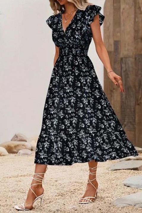 Šaty AZALONZA BLACK, Barva: černá, IVET.EU - Stylové oblečení