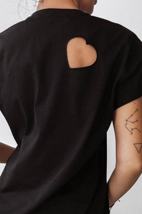 Triko ENZIRVA BLACK, Barva: černá, IVET.EU - Stylové oblečení