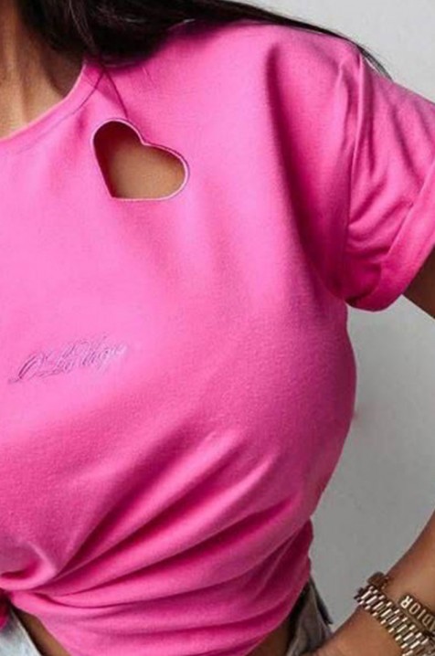 Triko ENZIRVA PINK, Barva: ružová, IVET.EU - Stylové oblečení