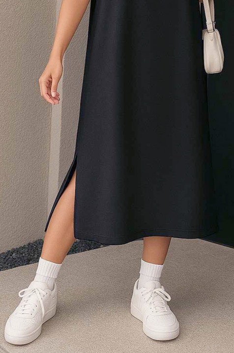 Šaty AZERVA BLACK, Barva: černá, IVET.EU - Stylové oblečení