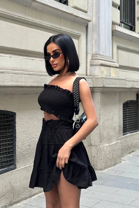 Komplet BELRORZA BLACK, Barva: černá, IVET.EU - Stylové oblečení