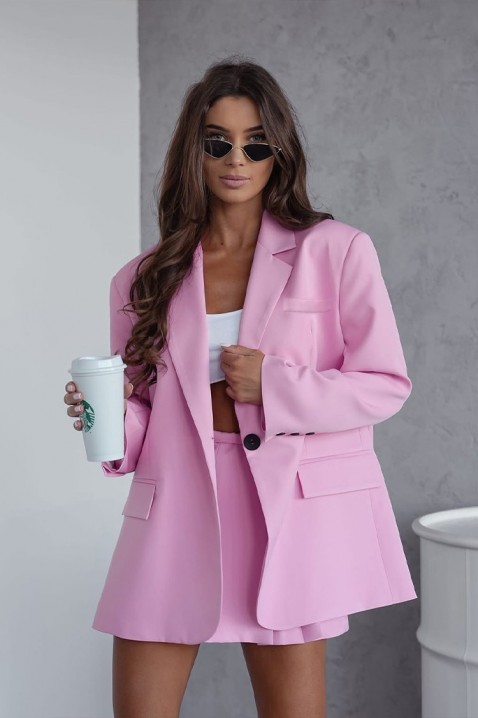 Sako ENGOLMA PINK, Farba: ružová, IVET.EU - Štýlové oblečenie