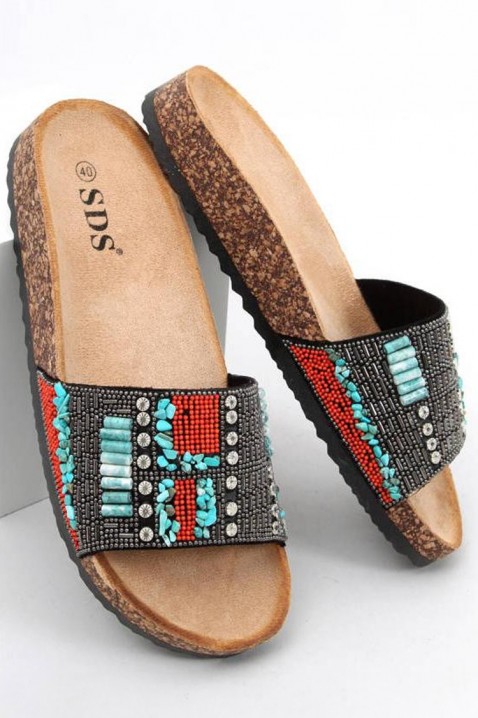 Dámské pantofle SORFENA BLACK, Barva: černá, IVET.EU - Stylové oblečení