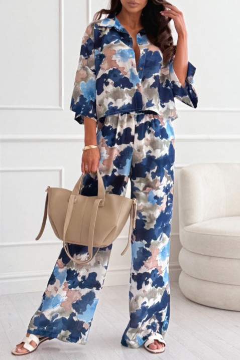 Komplet FLORONSA BLUE, Barva: světlemodrá, IVET.EU - Stylové oblečení