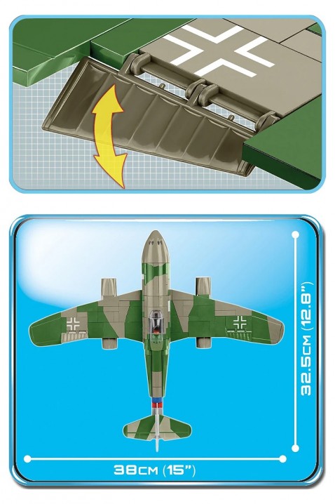 Stavebnice Cobi Fighter Me262 A-1a - díl 390IVET.EU - Stylové oblečení